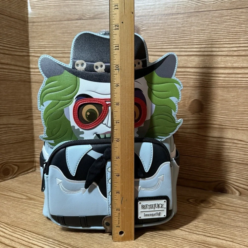 Loungefly Beetlejuice Cowboy Mini Backpack‎ Exclusive Horror Halloween Beetlejuice Exclusive Western Cosplay Mini Backpack main image 4
